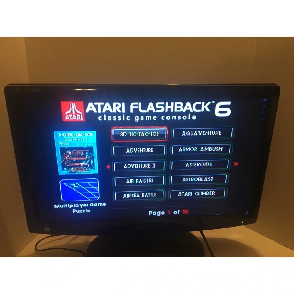 Atgames Atari flashback 6 100 built in games